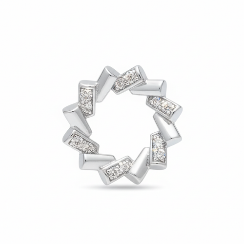 Crystal Wreath Necklace Close-up