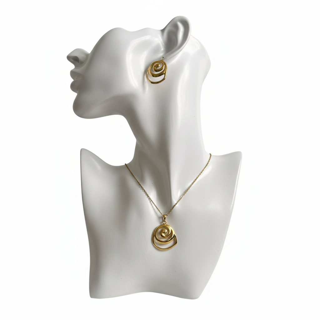 Golden Rose Jewelry Set - Professional Photo 2