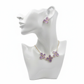 Purple Flower Jewelry Set - Komplettes Set